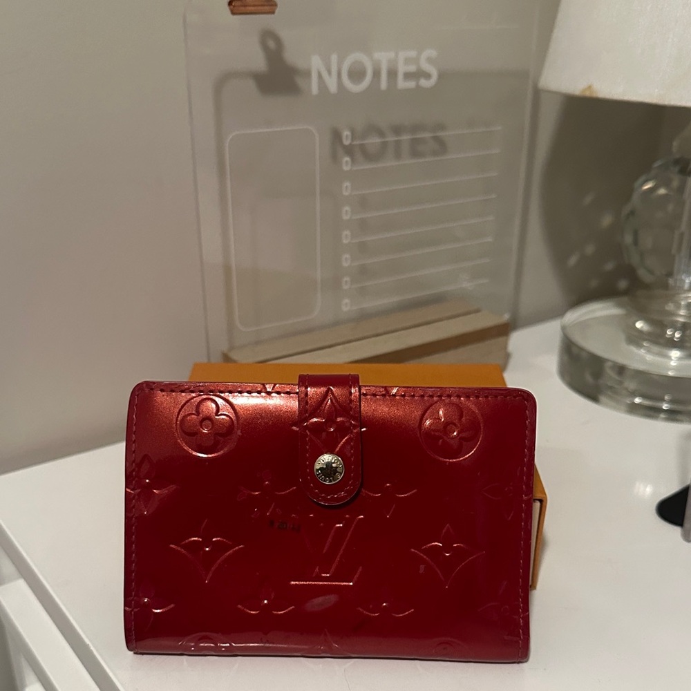 Louis Vuitton Glossy Red Wallet